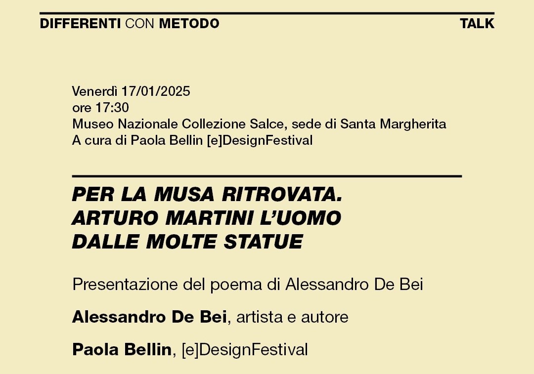 DIFFERENTI CON METODO TALKS | Terzo appuntamento